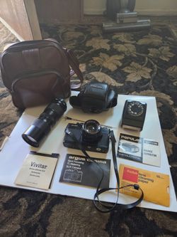 ARGUS COSINA STL 1000 f:1.8 50mm Cosinon Auto lens 35mm, Complete Set up $15.00