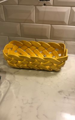 Glass basket holder Italian