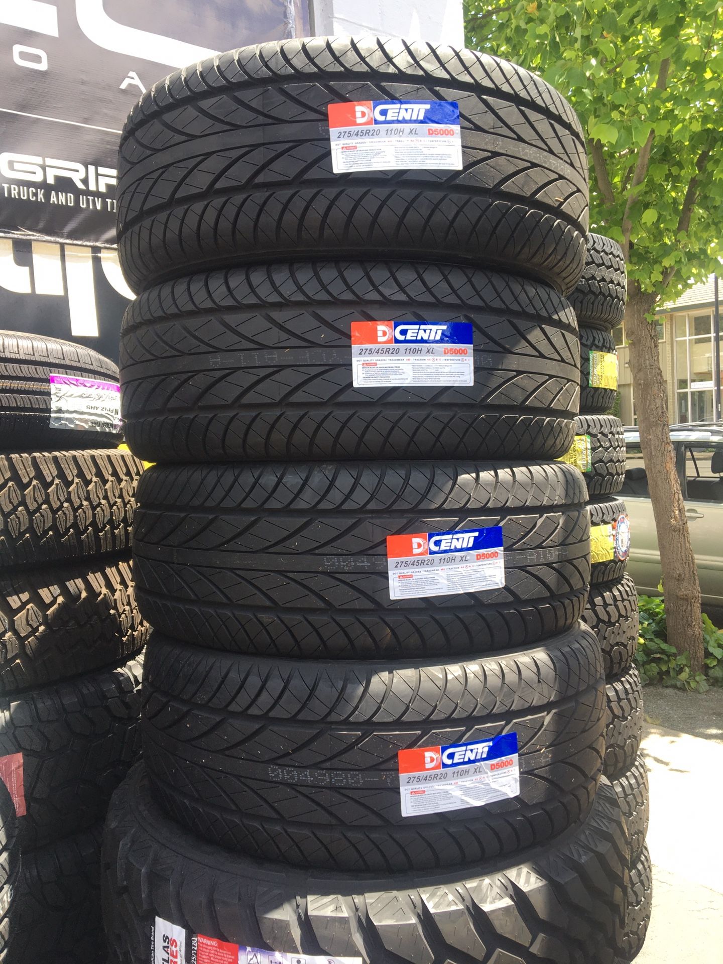 Lots of all season tires in stock many sizes. Message me for price for