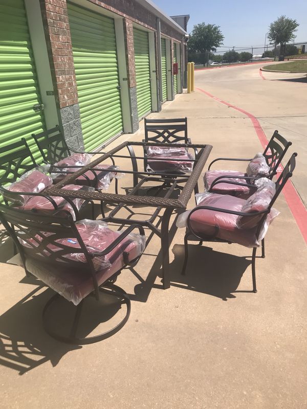 Hampton Bay 7 Piece Patio Chairs Furniture In Lewisville Tx Offerup