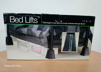 Bed Lifts Furniture Riser, Bed Lifts in Height of 7" Heavy Duty Set Of 4