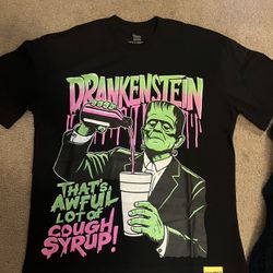 Thats A Awful Lot Of Cough Syrup Drankenstein Graphic Shirt
