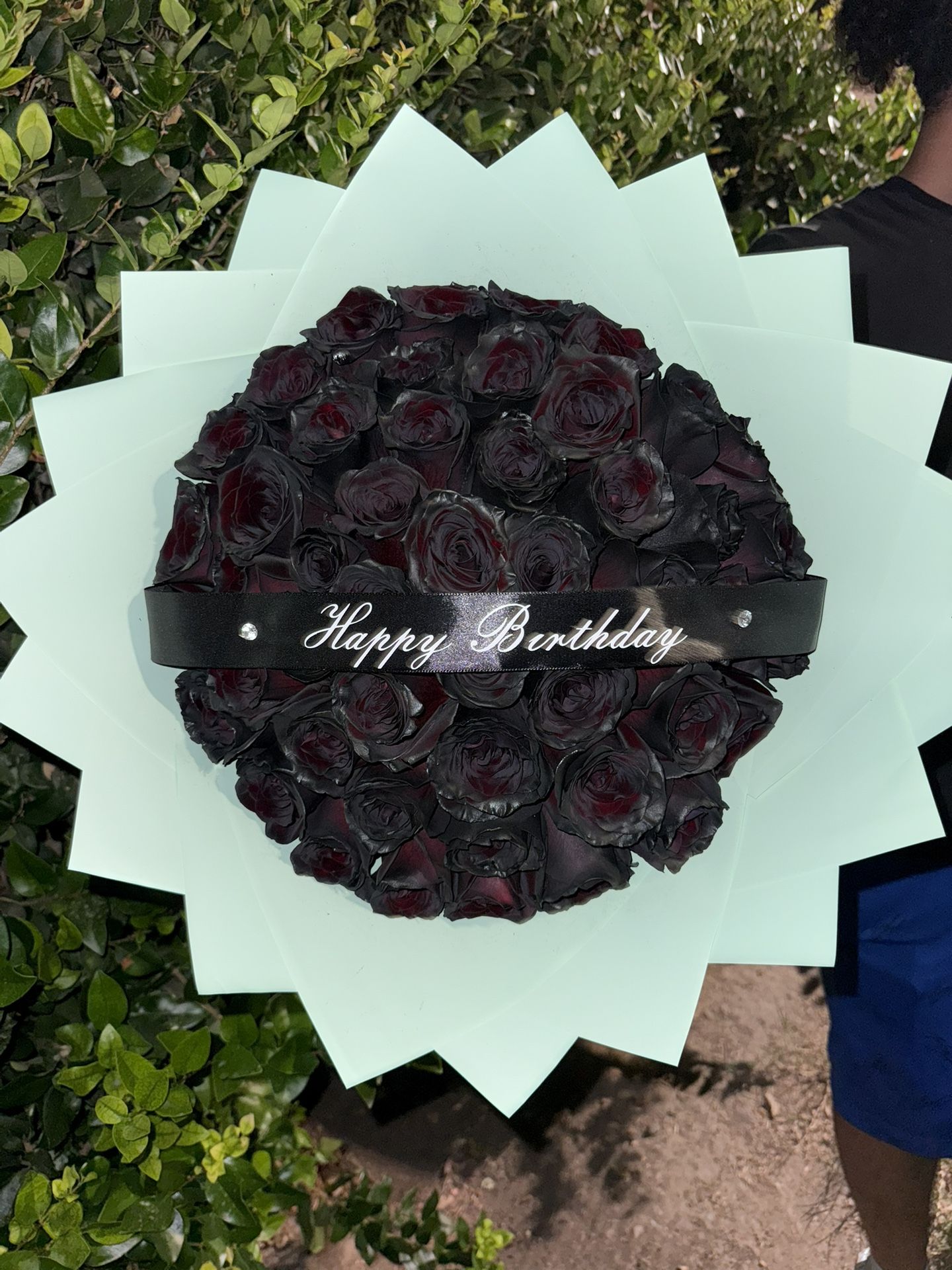 Flower Bouquet Ramo Black Rose Bouquet