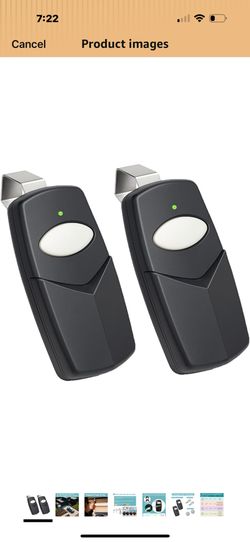 2 for LiftMaster Chamberlain Sears Craftsman Garage Door Opener Romote 893MAX,Openers with Purple Yellow Green Orange Red Learn Button from 1993