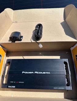 Power Acoustik RZR1-2500d car amp