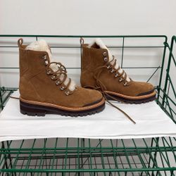 Mark Fisher Ltd Izzy Size 5M Brown Suede With Sherling