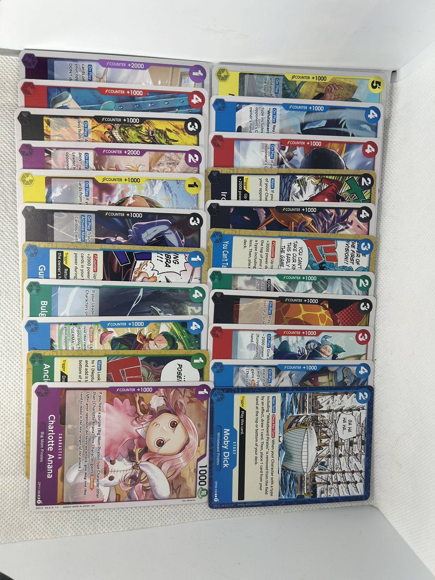 One Piece Tcg 22 Card Bundle Vol 2
