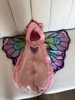 Adorable Pink Butterfly Costume w/ Wings – Toddler 24M