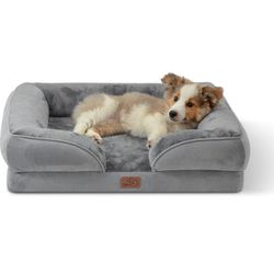 Bedsure Orthopedic Bed for Medium Dogs - Waterproof Dog Sofa Bed, Supportive Foam Pet Couch with Removable Washable Cover, Waterproof Lining and Nonsk