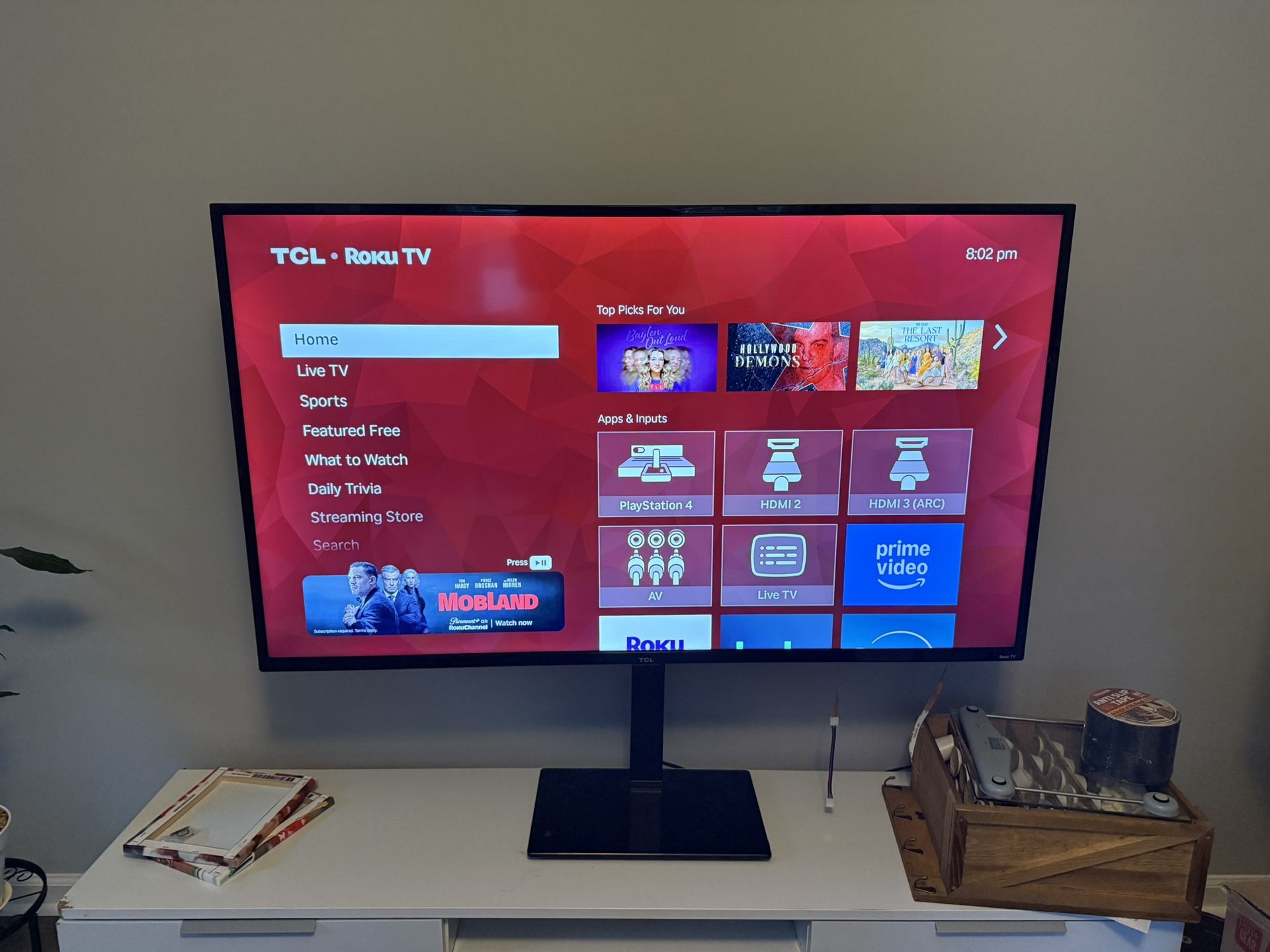 TCL 55" 4K SMART TV