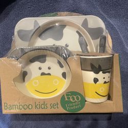 Bamboo Kids Dinner Set 