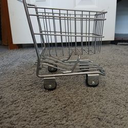 Mini Metal Shopping Cart