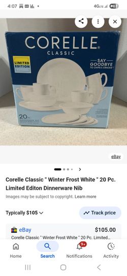Corelle Classic White 20-piece Dinner Set