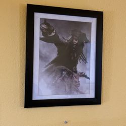 Jack Sparrow | Pirates of the Caribbean Dead At world's end Framed Art Print