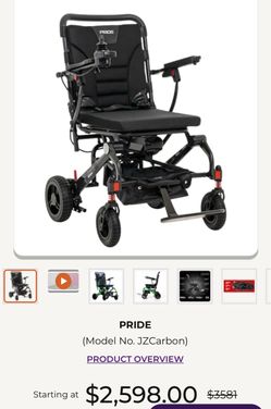 Jazzy Carbon Power Chair - LIKE NEW!!!!!