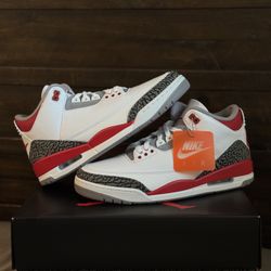 Jordan 3 Retro Fire Red (2022) Size 12