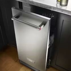 KitchenAid 15 in. Built-In Trash Compactor in Stainless Steel Model # KTTS505ESS New still in original package  $1849 plus tax at Home Depot