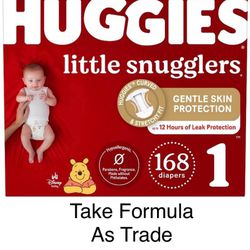 Size 1 Huggies Little Snugglers Diapers Pañales 