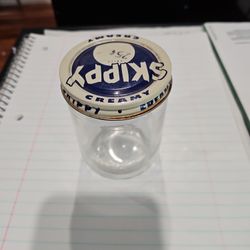 Antique Skippy Peanut Butter Jar