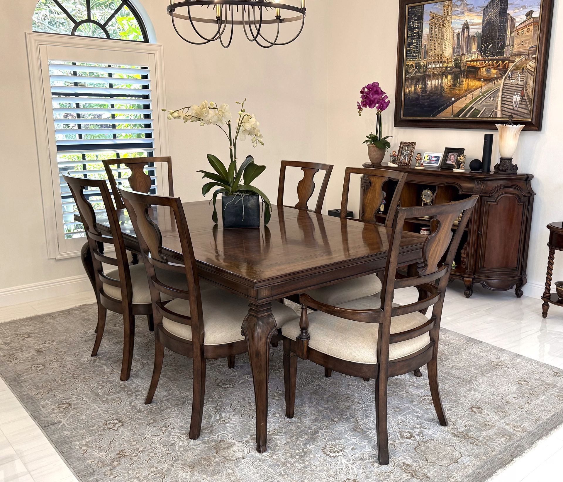 Henredon Dining Room Set And Buffett