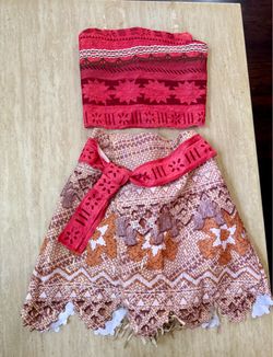 Moana girl costume