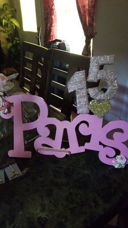 Paris quinceañera Ãtems