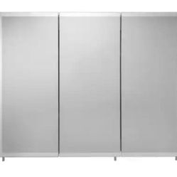 Croydex 36" X 30" Tri-fold Surface Mount Medicine Cabinet