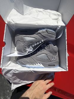 Nike Air Jordan Retro 5 ‘Wolf Grey’ GS Size 6.5y