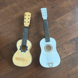 Two Children Guitars. For Decoration 