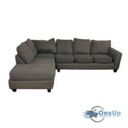 Gray L-Shape Sectional Sofa Couch **Free Delivery**