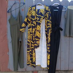 Xl 2 Piece Gold And Blank Ensemble 