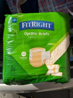 Adult Briefs in size Extra Large (XL)