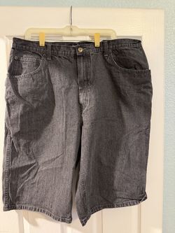 Sean John Black Denim Shorts 40