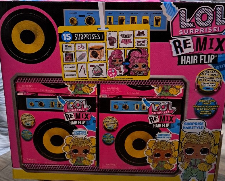 lol surprise remix hair flip 12 pc set. , **Local Only **No Shipping 