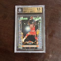 1992-93 Stadium Club Beam Team Hakeem Olajuwon!! BGS 9.5