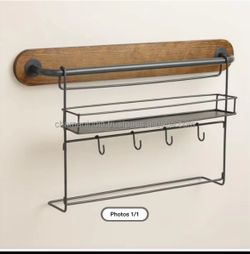 world market spice rack with cup hooks New Retail $20 Kitchen Organized