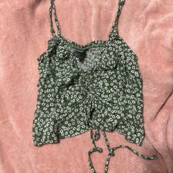 Floral Cropped Tank 