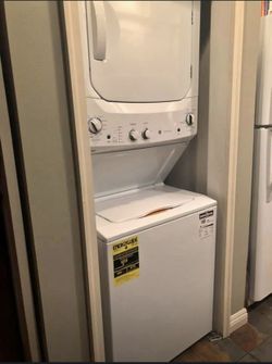 Large stackable, washer and dryer