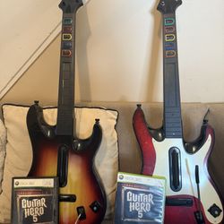 Xbox And Wii Guitar Hero 