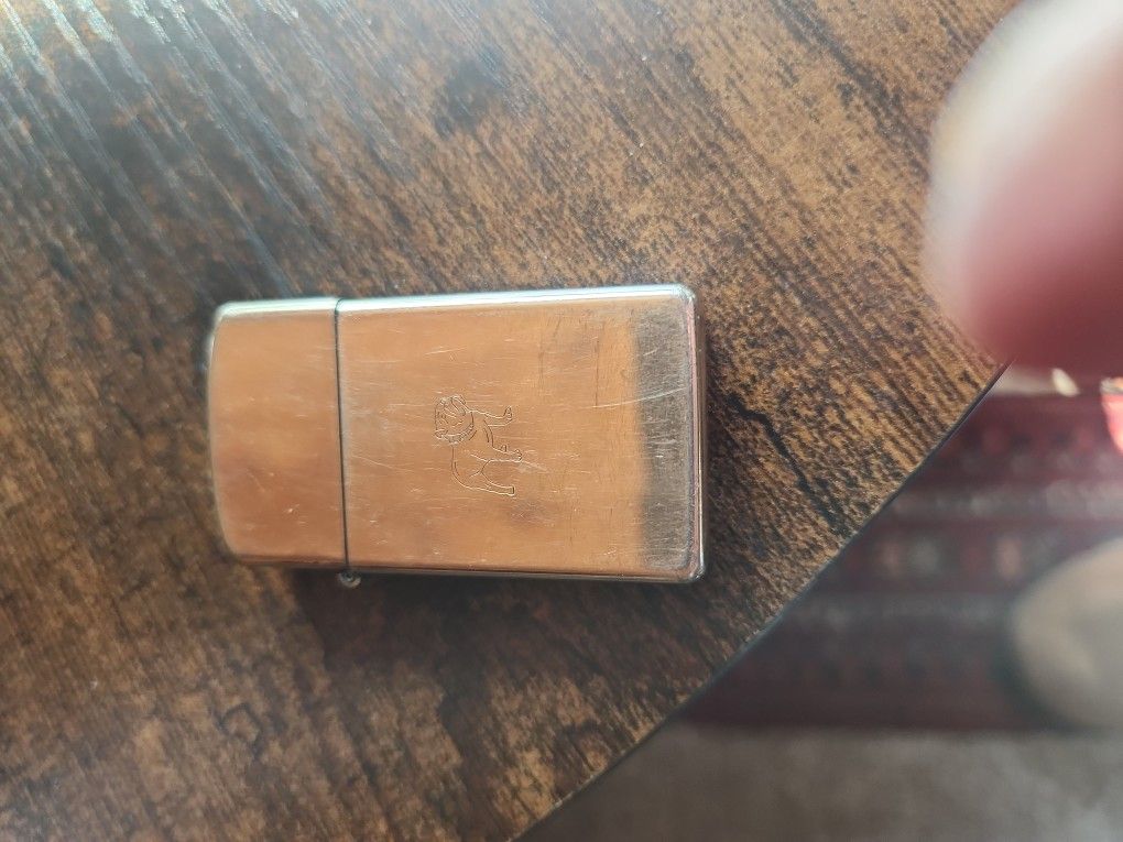Very Rare 1956 Zippo Slim 10k GF