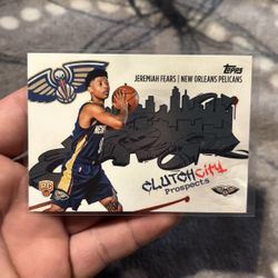 Jermiah Fears Clutch City Prospects Rookie