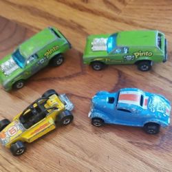 Vtg (4) Hot Wheels - 1975 – Stamped Hong Kong- Classic Vehicles