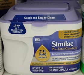 Similac pro total comfort 19oz tub sell or trade for Enfamil 12oz cans