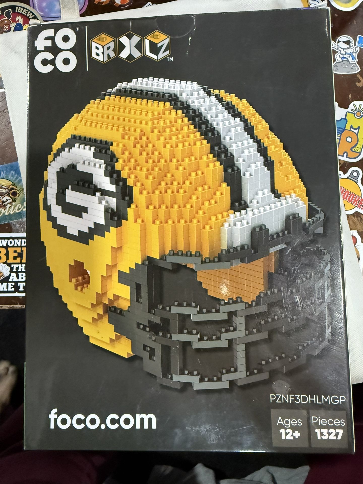 Green bay Packers Mini Building Block Set Still In Box