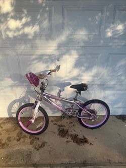 Hollywood Kids BMX Bike Pink Purple