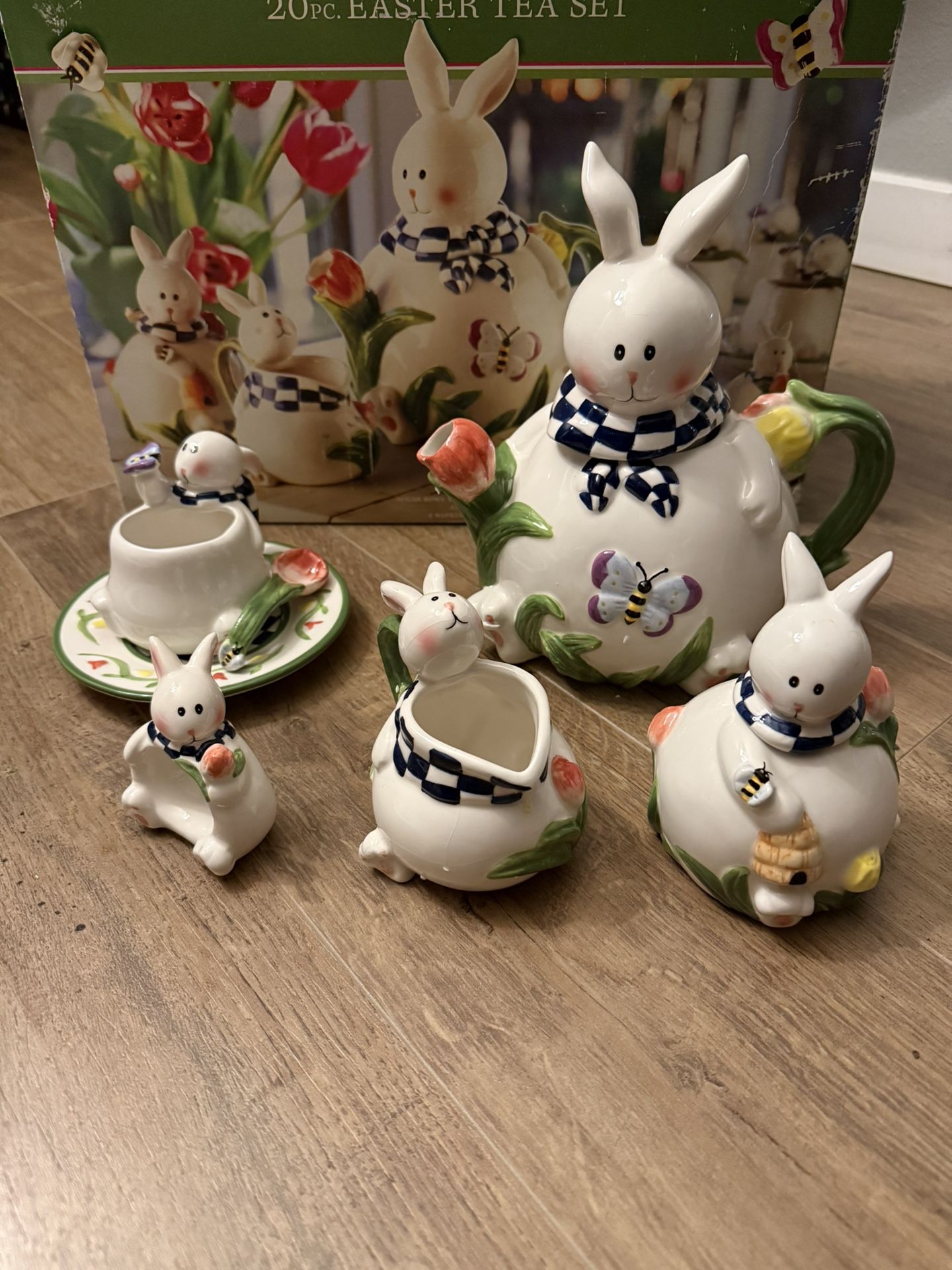 Bunny Rabbit Tea Set - Perfect For Easter