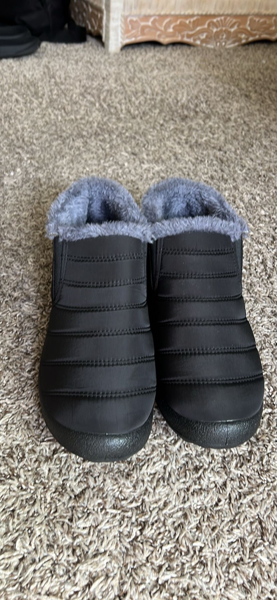 Womens Snow Boots Waterproof Winter Ankle Booties Comfortable Outdoor Slip on Walking Shoes