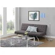 Beautiful Gray futon sofa 3 position back $259