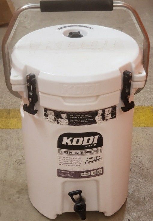 KODI by H‑E‑B Crew Performance Jug Cooler - White
5 gal