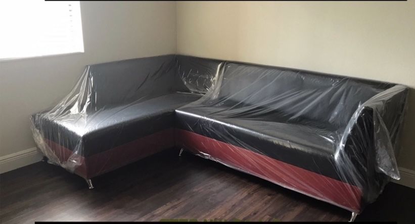 Leather Sectional Sofa Never Used 